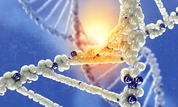Imagen conceptual de la molécula de ADN — Foto de Stock