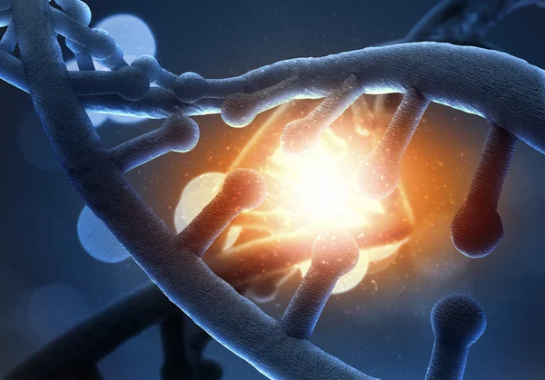 Immagine concettuale della molecola di DNA — Foto Stock