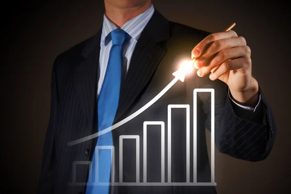 Average sales dynamics — Stock Photo, Image