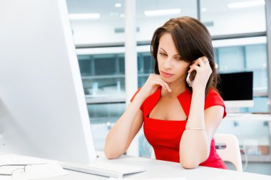 Modern başarılı iş kadını