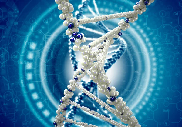 DNA molecuul conceptuele afbeelding — Stockfoto