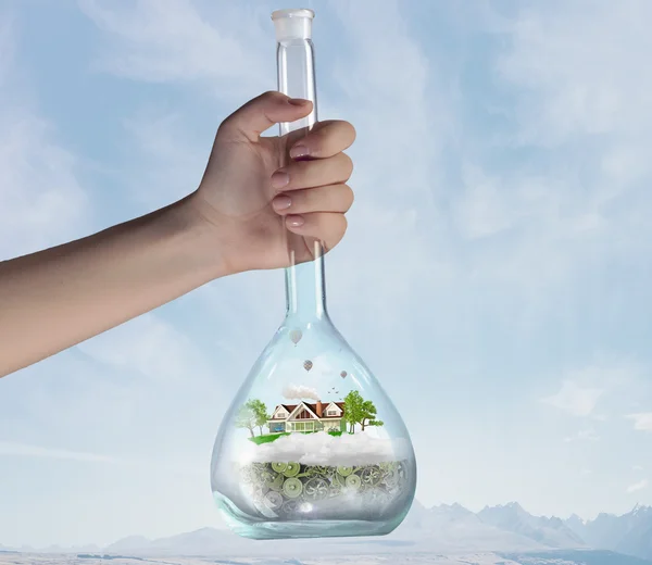 Science for green healthy life — Stock Photo, Image