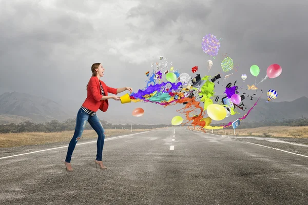 Machen Sie Ihr Leben bunt — Stockfoto