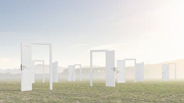 Bir yere açılan kapı