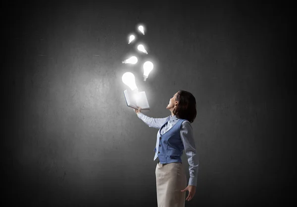 In het licht van onderwijs — Stockfoto