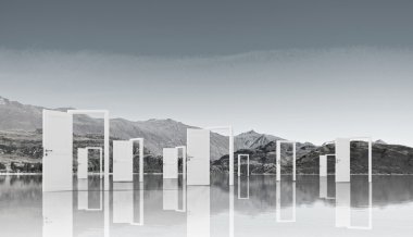 Bir yere açılan kapı