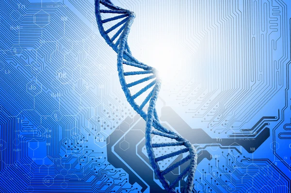 Biotechnology genetic research — Stock Photo, Image