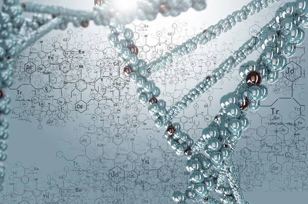 Biotechnológia, genetikai kutatás — Stock Fotó