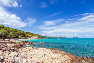 güzel deniz manzarası. Koh samet Island Tayland