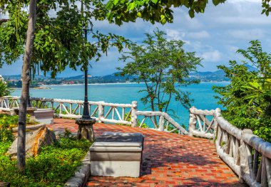 Gözlem platformu Tayland Koh Samui Adası üzerinde.