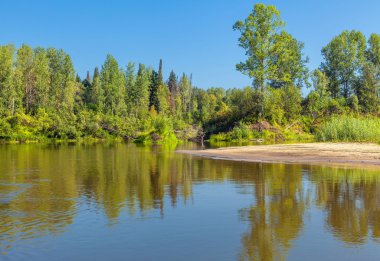 Chet nehir tomsk bölgesi Batı Sibirya