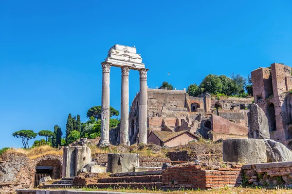 The ruins of the Roman Forum. — Stock Photo, Image