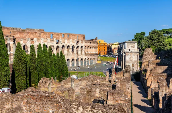 Roma'nın tarihi merkezi. — Stok fotoğraf