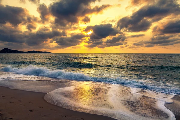 Gün batımı ve deniz — Stok fotoğraf