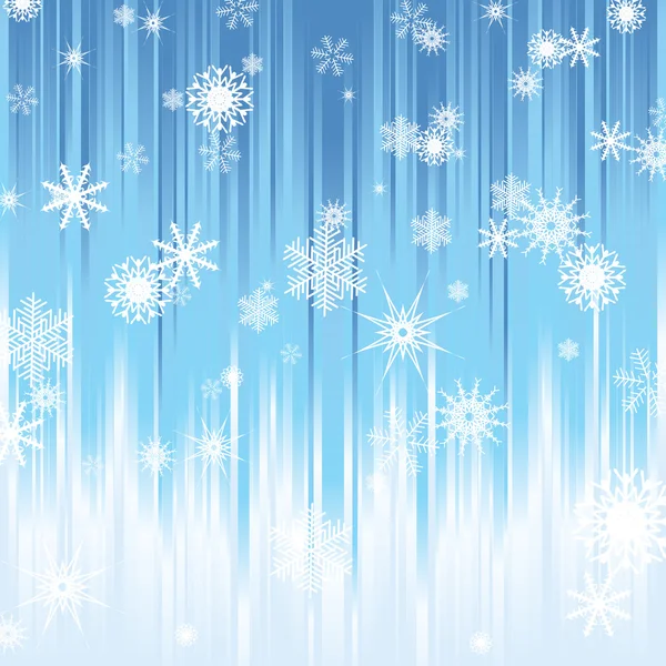 Fond bleu hiver . — Image vectorielle