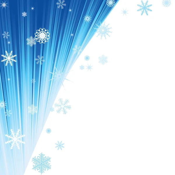 Sfondo con fiocchi di neve Illustrazioni Stock Royalty Free