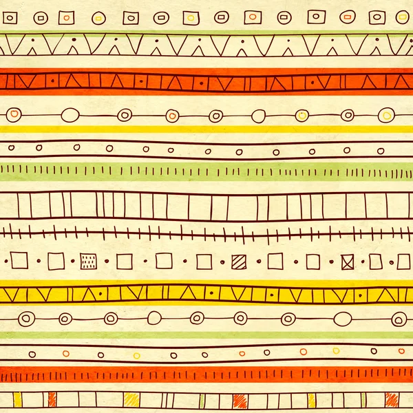 Tekstura starych wzorów papieru i etniczna — Zdjęcie stockowe