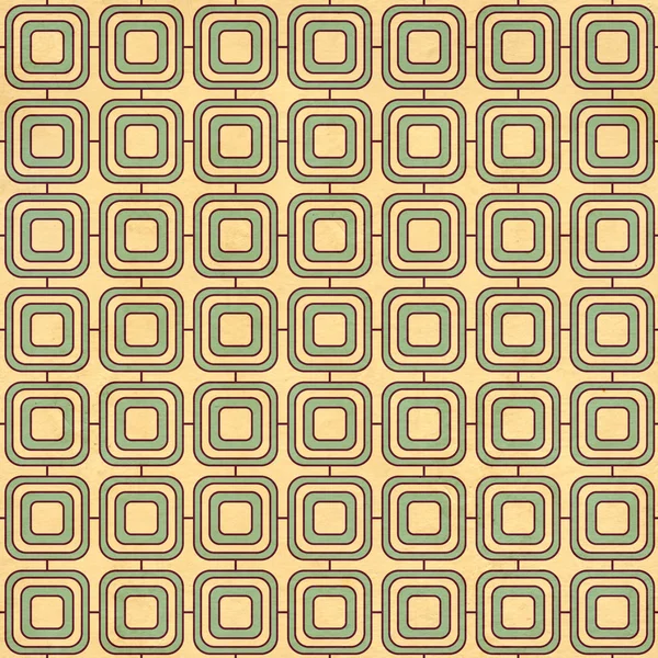 Textura sem costura do papel antigo com ornamentos geométricos retro — Fotografia de Stock
