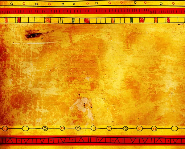 Textura de fundo de antigos padrões de estuque e etnia — Fotografia de Stock