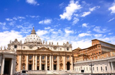 St. Peter's Cathedral civarındaki Vatikan, Roma, İtalya