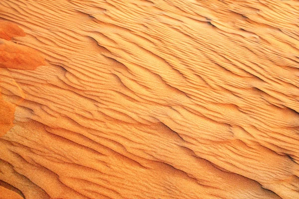 Texture di dune di sabbia nel deserto — Foto Stock