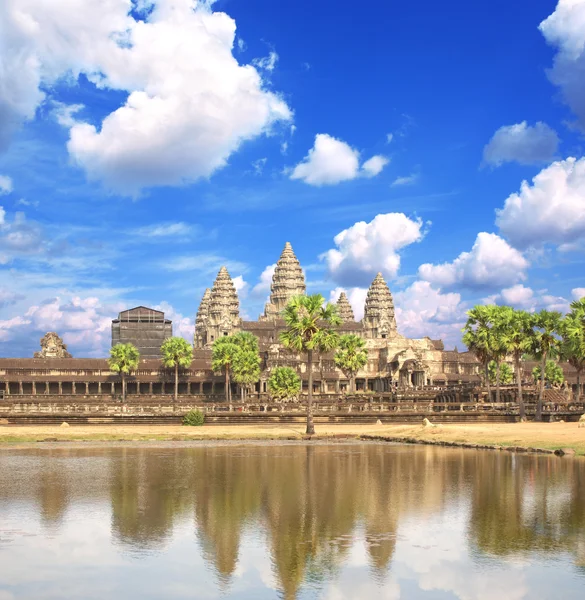 Beroemde bezienswaardigheid Angkor Wat complexe, khmer cultuur, Siem Reap, Ca — Stockfoto