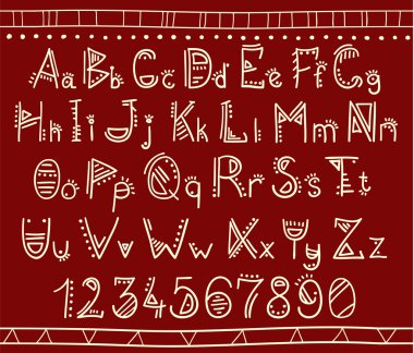 Afrika etnik tarzda alfabesi 