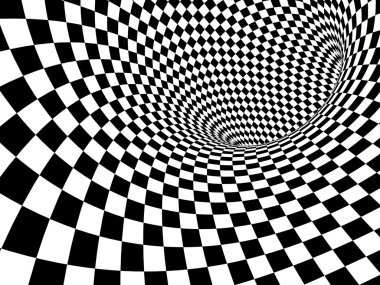 soyut bir yanılsama. siyah ve beyaz