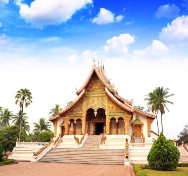 Temple in Royal Palace Museum, Luang Prabang, Laos clipart