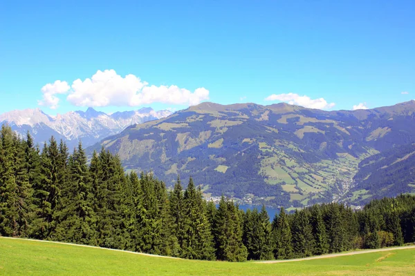Alpenberge Tirol Österreich Luftaufnahme Einer Idyllischen Berglandschaft Den Alpen Mit — Stockfoto
