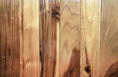 Texture of old wooden boards of brown color. Vertical or horizontal background with retro wood planks clipart