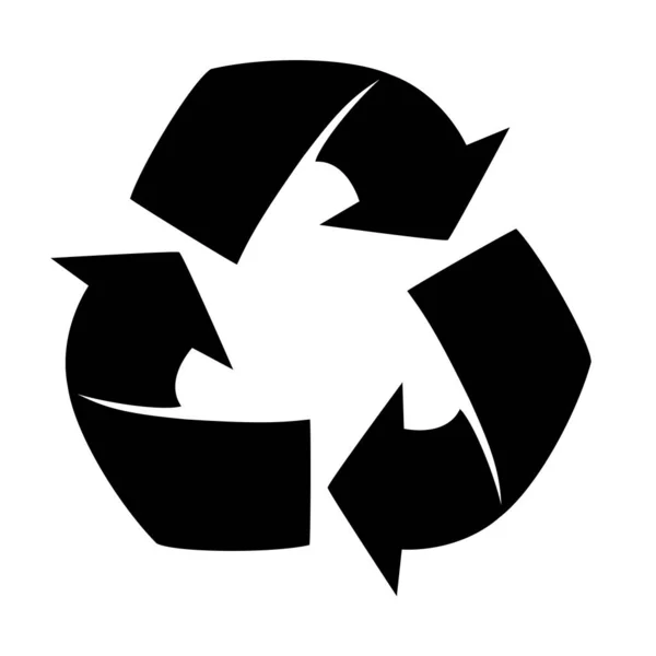 Ícone Reciclagem Ilustração Vetorial Eps8 — Vetor de Stock