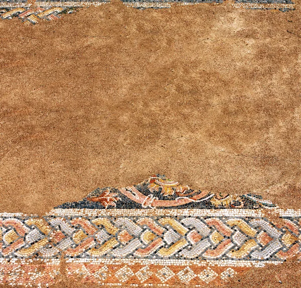 Antico mosaico a Dion, Grecia — Foto Stock