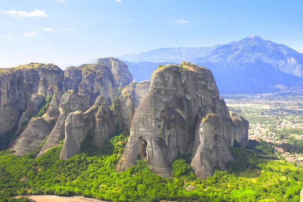 Dağlar göktaşları, kalampaka, Yunanistan — Stok fotoğraf