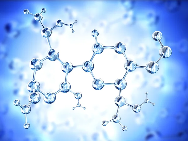 Abstract molecular structure — Stock Photo, Image