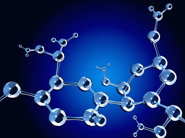 Abstrakt molekylstruktur — Stock fotografie