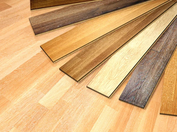 Parquet nuovo in rovere — Foto Stock