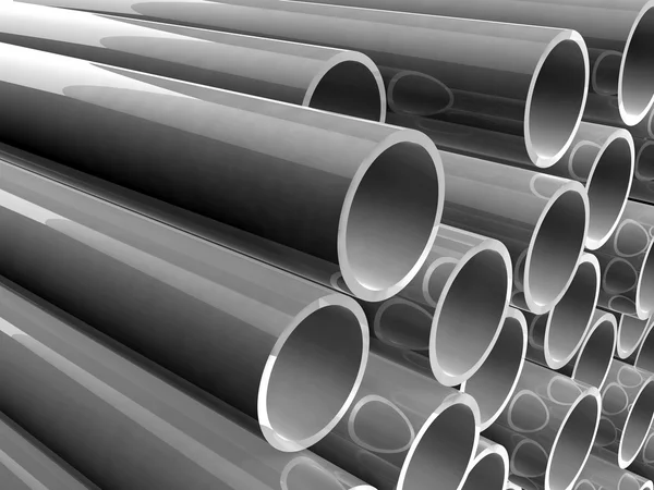 Plastic pipes — Stock Photo, Image