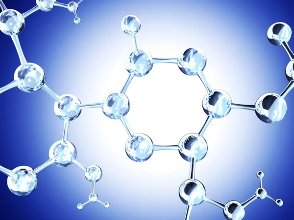 Abstract molecular structure — Stock Photo, Image