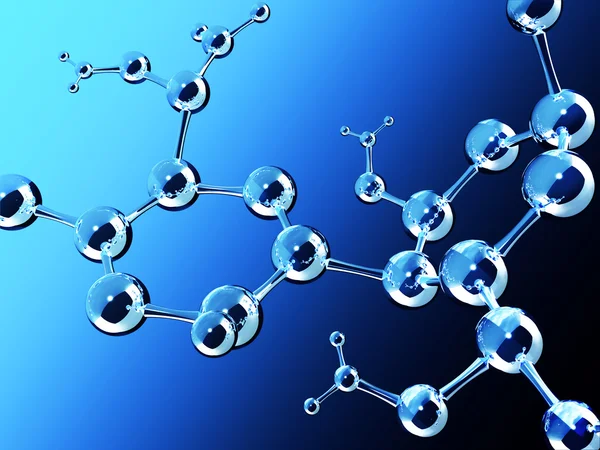 Abstract molecular structure — Stock Photo, Image