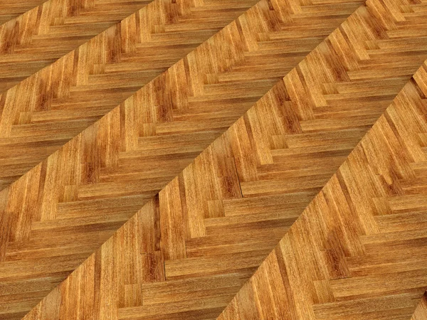 新橡木实木复合地板 — 图库照片