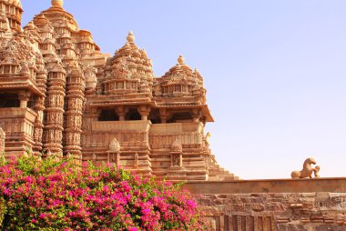 Devi Jagdambi Tapınağı, Batı tapınaklar Khajuraho, Hindistan.