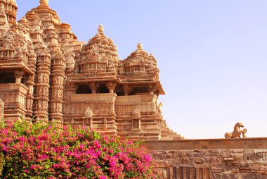 Devi Jagdambi Temple, Western Temples in Khajuraho, India. clipart