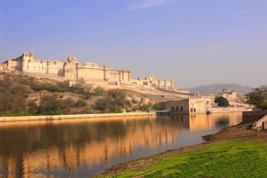 Amber Fort yakınındaki Jaipur, Rajasthan, Hindistan
