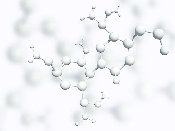 Abstrakt molekylstruktur — Stock fotografie