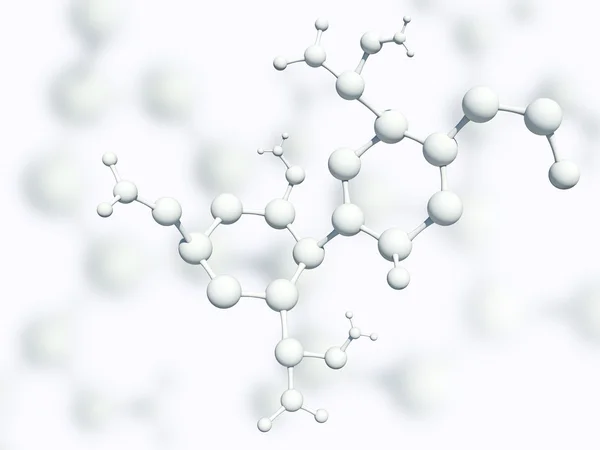 抽象的な分子構造 — ストック写真