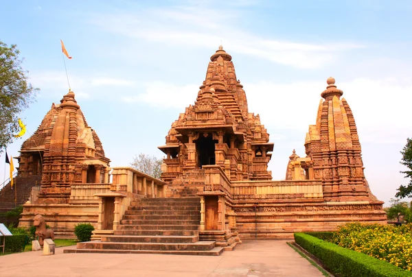 Lakshmana temple in Khajuraho, Madhya Pradesh, India — Stock Photo, Image