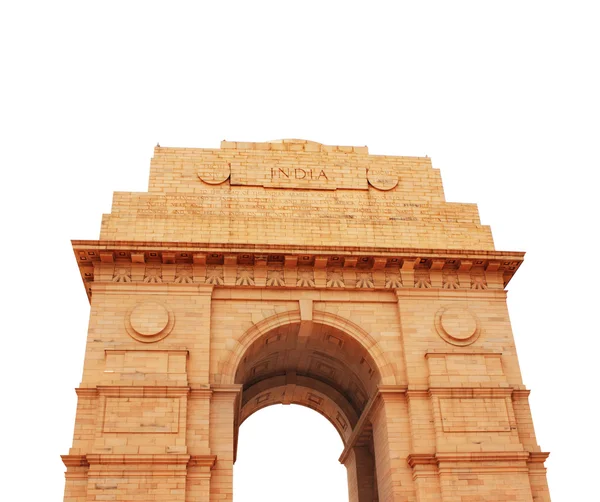 Μνημείο πύλη της Ινδίας στο Νέο Δελχί, Ινδία — Φωτογραφία Αρχείου