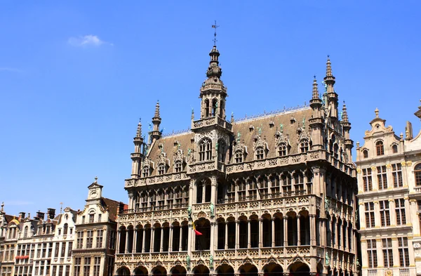 King 's House on Grand place em Brussel, Bélgica — Fotografia de Stock