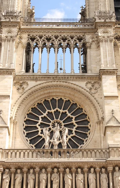 Notre Dame de Paris katedrális, Franciaország — Stock Fotó